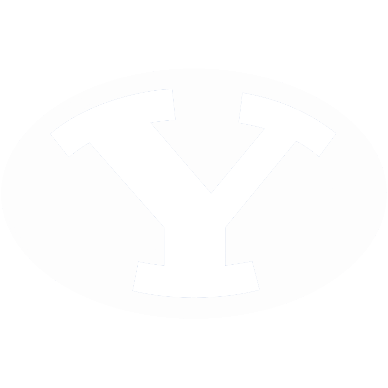 BYU white logo
